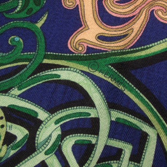 Hermes Cashmere Silk La Charmante Aux Animaux Scarf 140 5 of 6