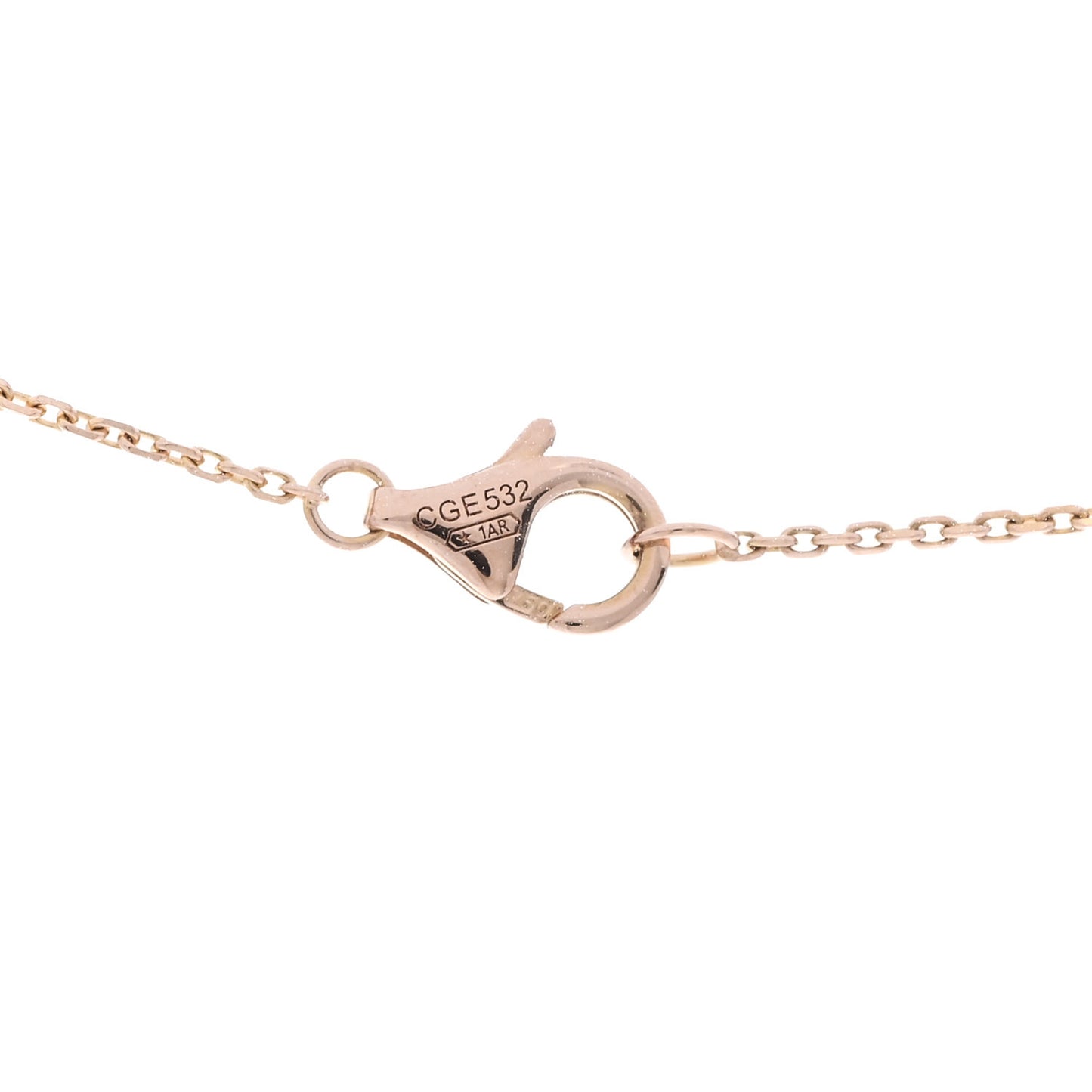18K Pink Gold Diamond Pink Opal XS Amulette de Cartier Pendant Necklace