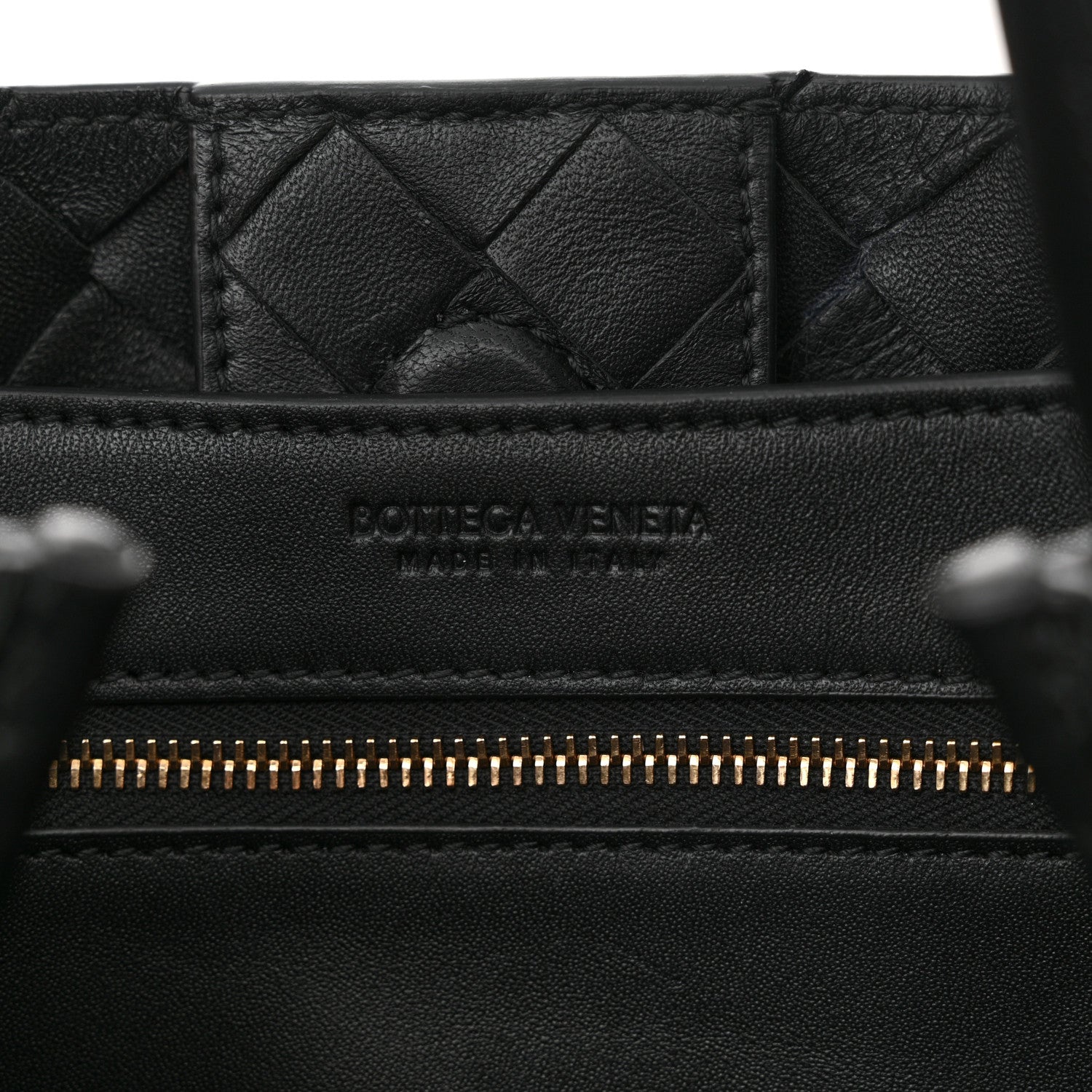 Bottega Veneta Nappa Intrecciato Small Andiamo Shoulder Bag Black 7 of 12