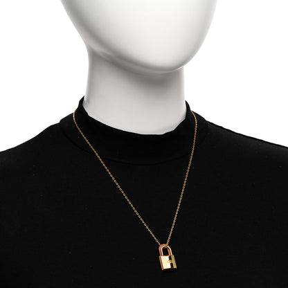 Hermes Swift Small O'Kelly Pendant Necklace Gold 2 of 7