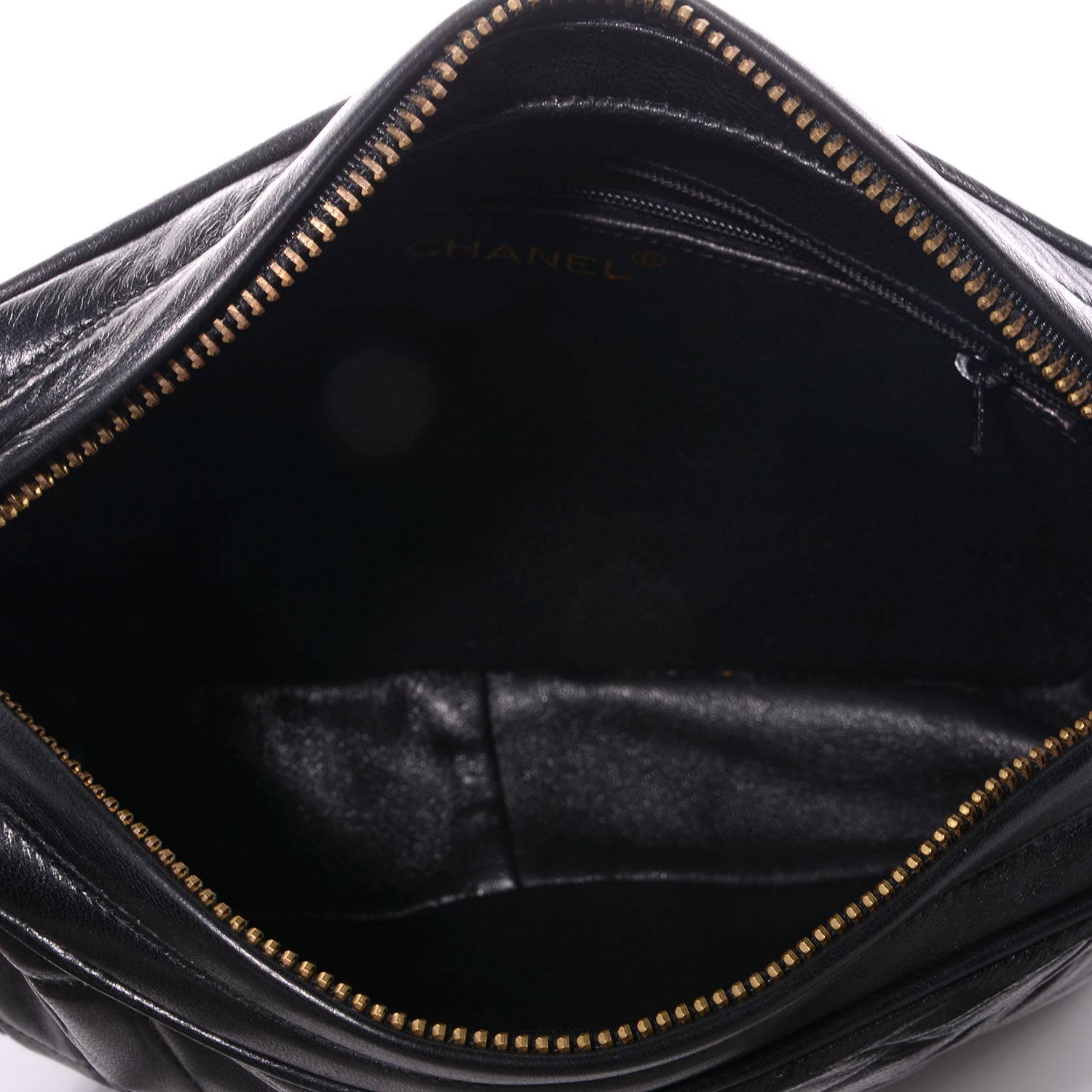 Chanel Lambskin Quilted Tassel Camera Case Black 5 of 7