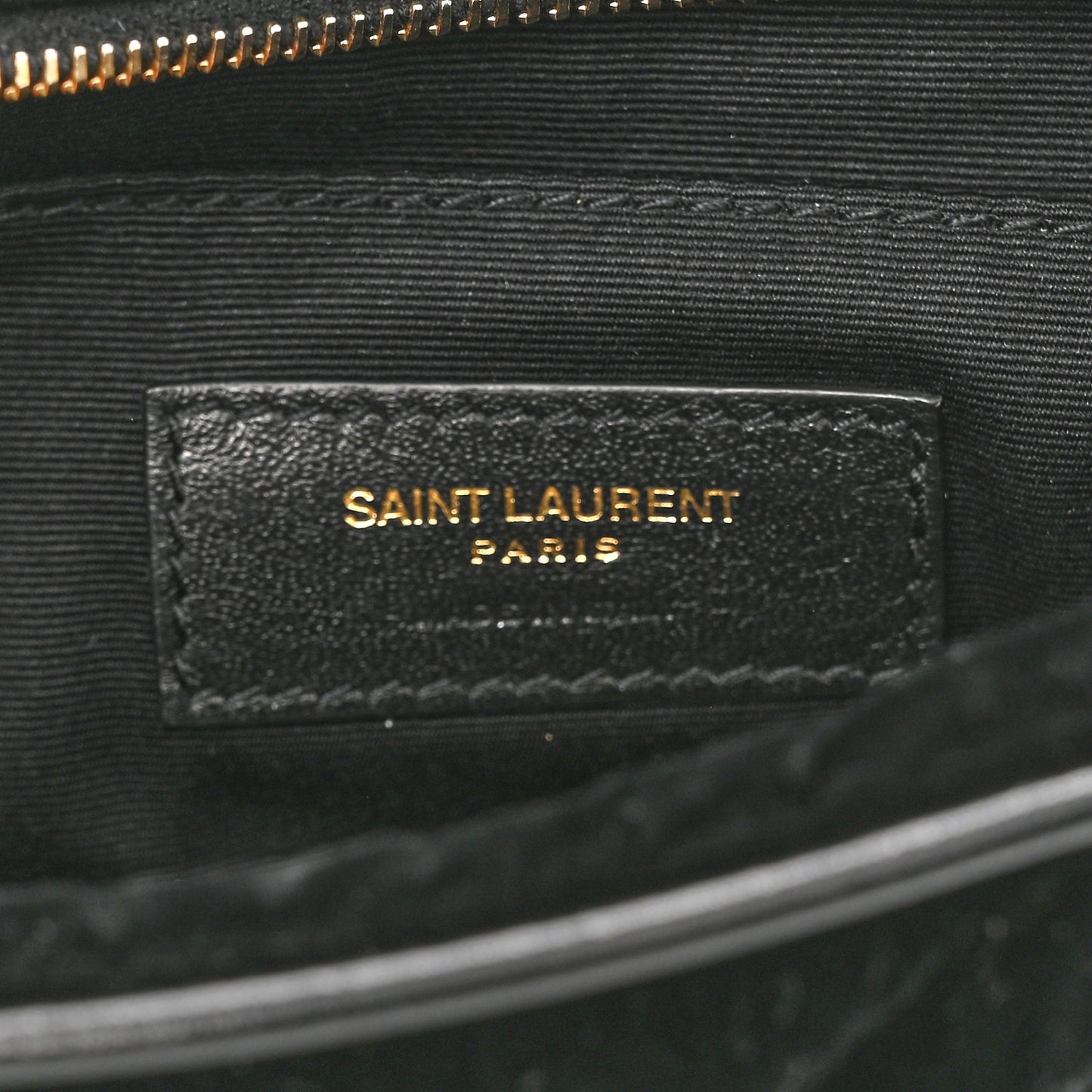 Velour Matelasse Monogram Lou Belt Bag Black