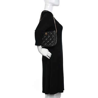 Chanel Caviar Quilted Small Pick Me Up Hobo Black 2 of 11