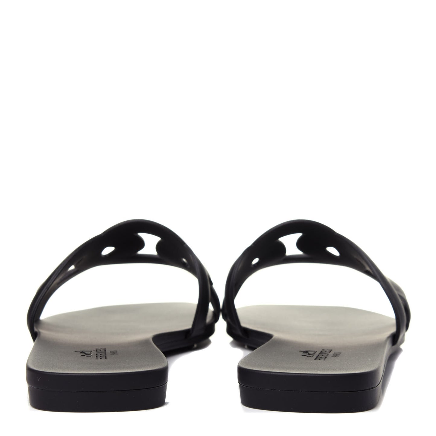 Rubber Aloha Sandals 36 Black