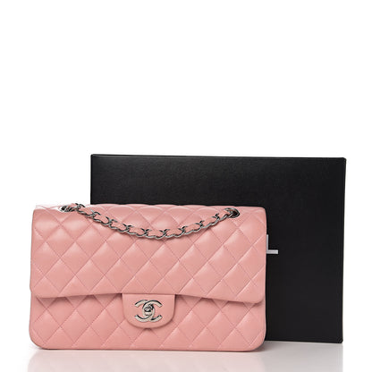 Chanel Lambskin Quilted Medium Double Flap Light Pink 13 of 13