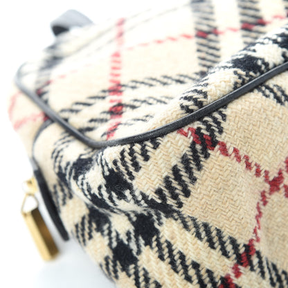 Burberry Wool Check Bowler Beige 8 of 13
