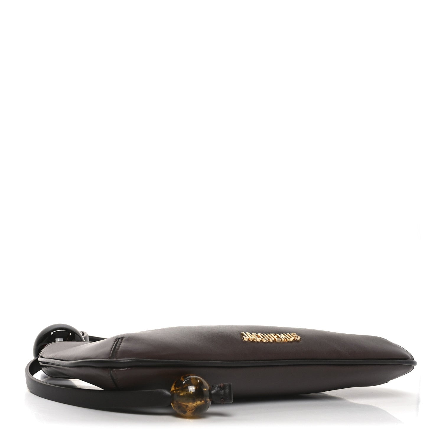 Jacquemus Smooth Calfskin Le Bisou Perle Medium Brown 4 of 9