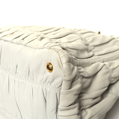 Prada Nappa Gaufre Tote White 9 of 14