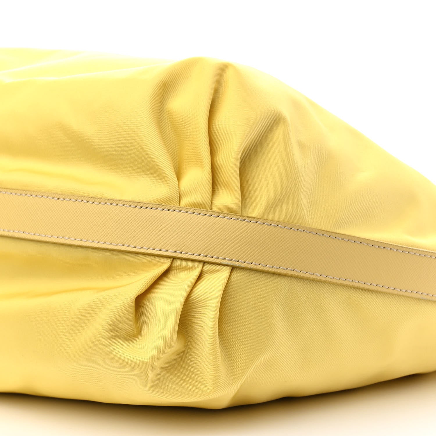 Prada Tessuto Nylon Saffiano Sacca Shoulder Bag Ananas 10 of 17