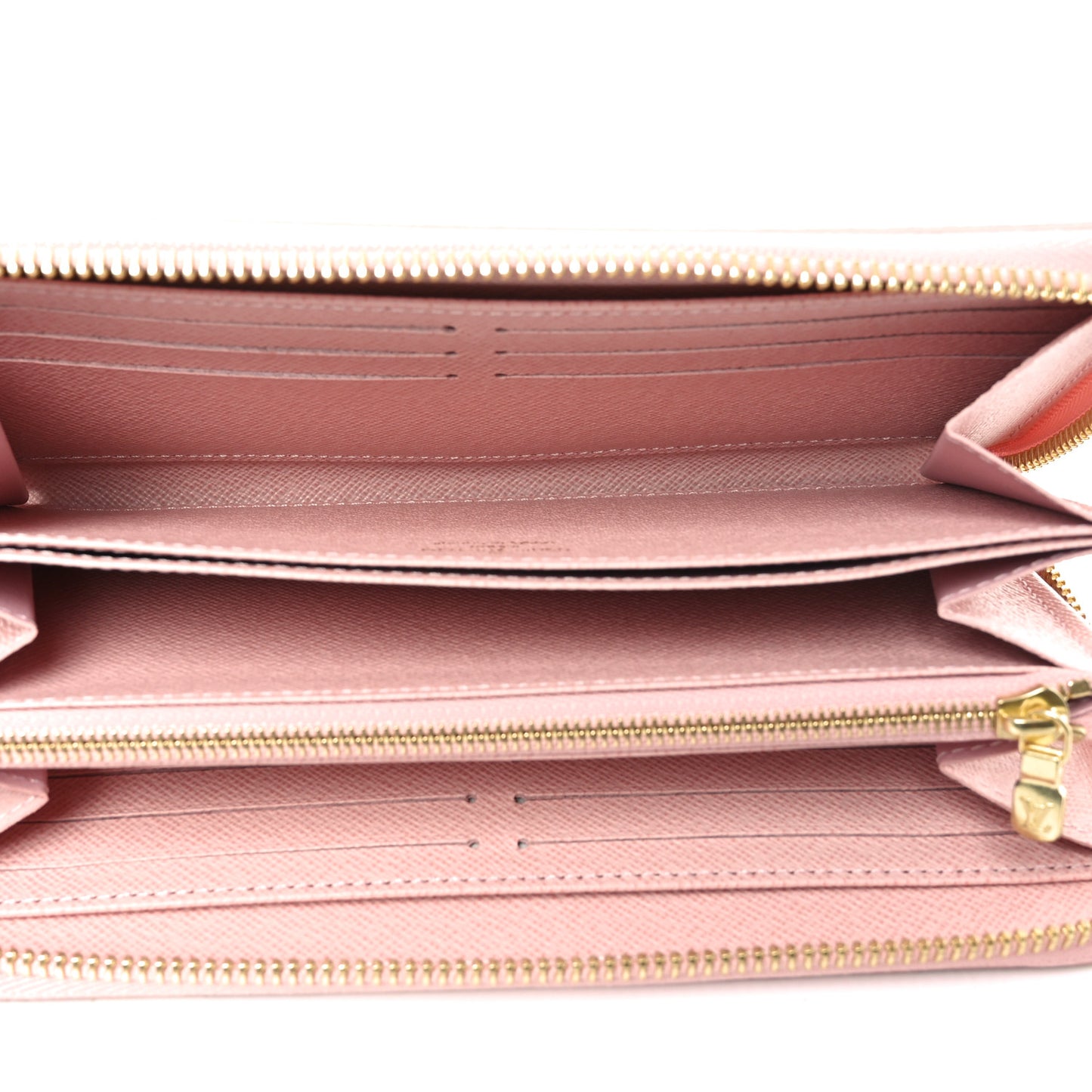 Damier Azur Zippy Wallet Rose Ballerine