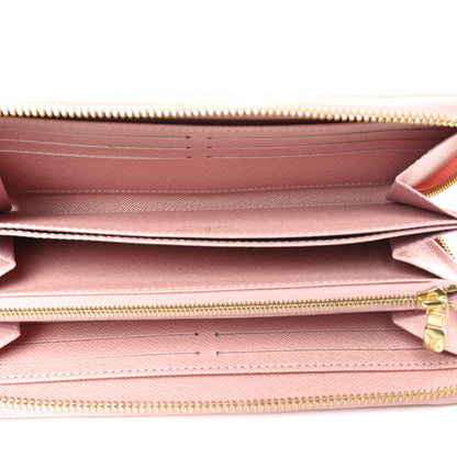 Louis Vuitton Damier Azur Zippy Wallet Rose Ballerine 5 of 6