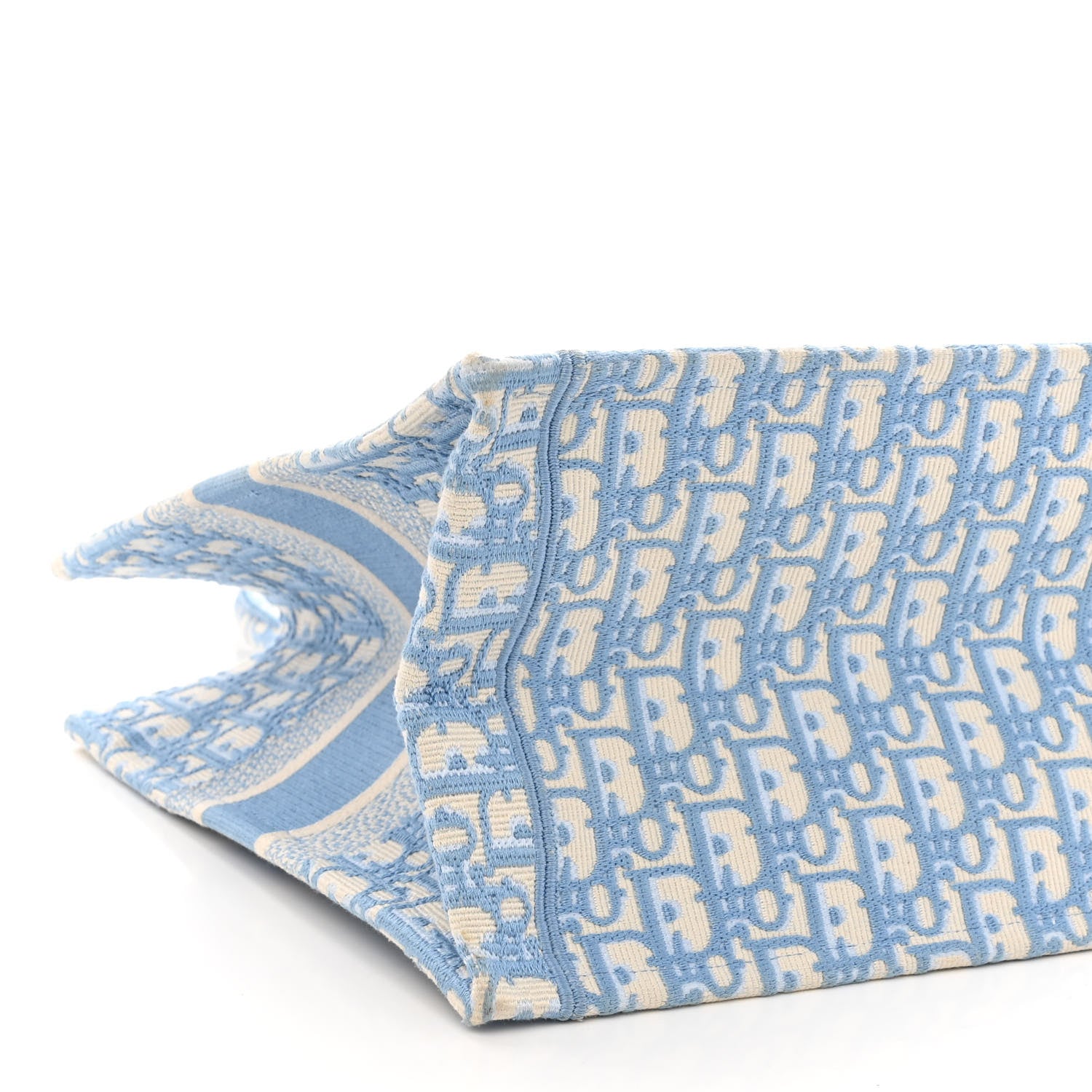 Christian Dior Oblique Medium Book Tote Light Blue 9 of 11