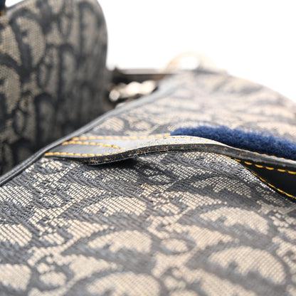 Christian Dior Monogram Saddle Bag Blue 11 of 23