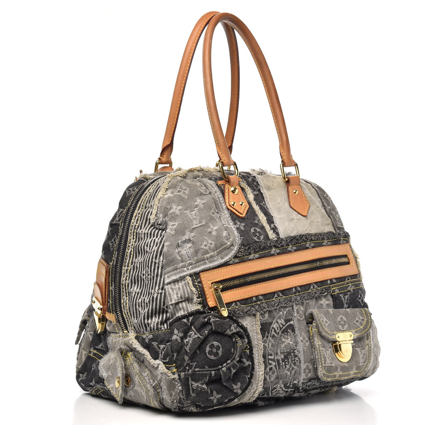 Denim Patchwork Bowly Black