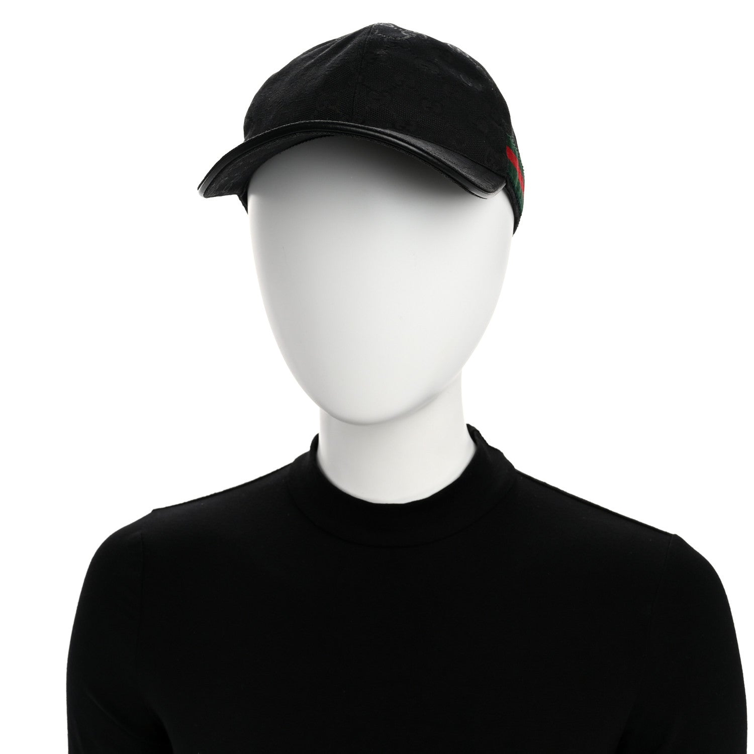 Gucci Monogram Web Baseball Hat L Black 2 of 10
