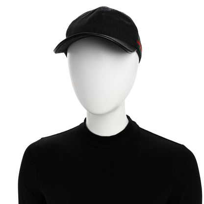 Gucci Monogram Web Baseball Hat L Black 2 of 10
