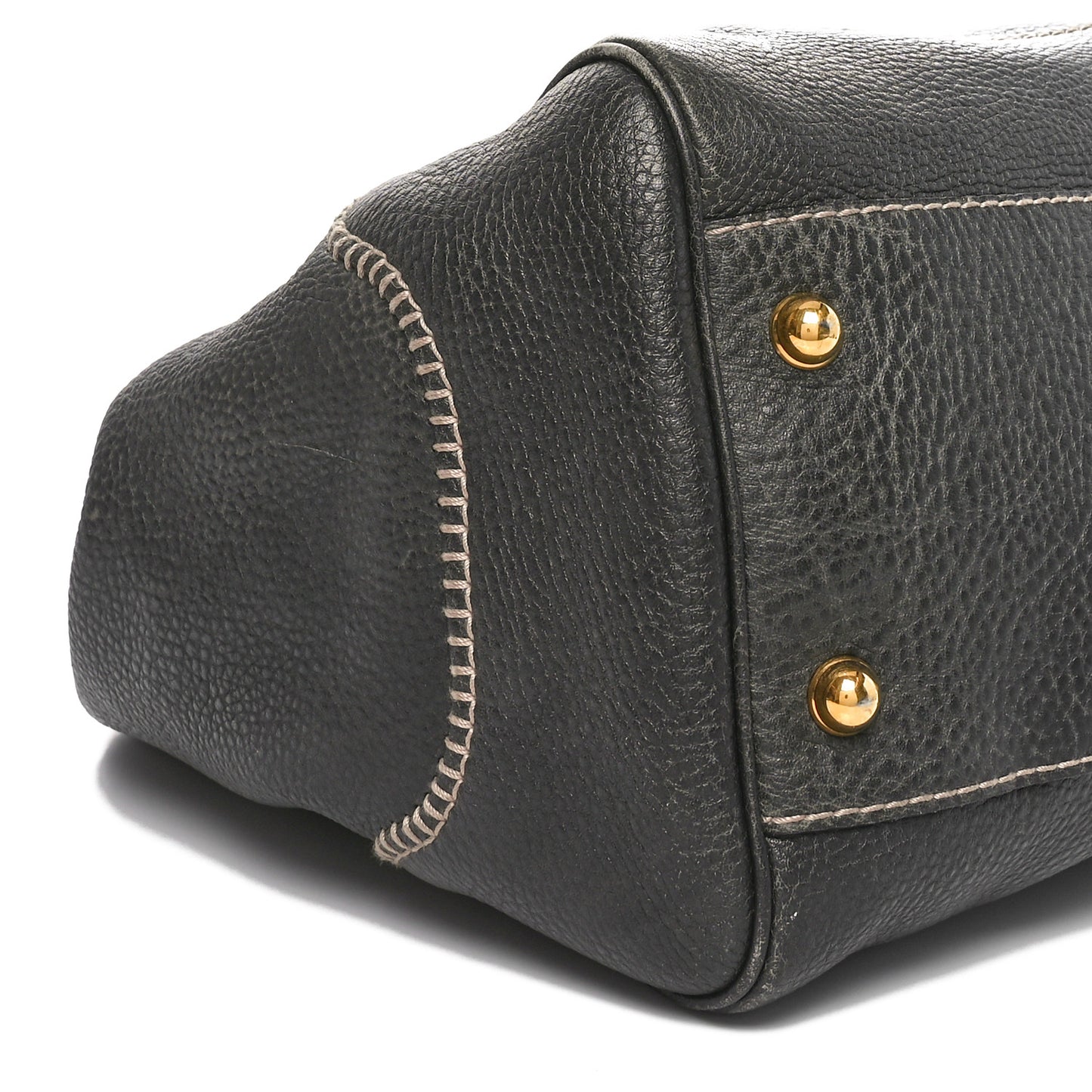 Calfskin Large New Pelham Shoulder Bag Grey