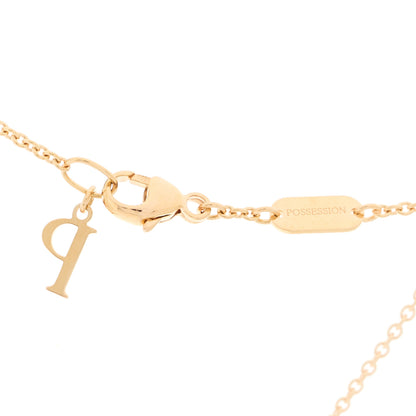 Piaget 18K Rose Gold Diamond Turquoise Possession Pendant Necklace 4 of 5