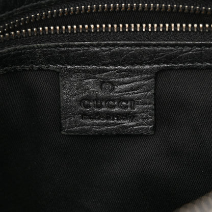 Gucci Monogram Horsebit Hobo Black 9 of 34