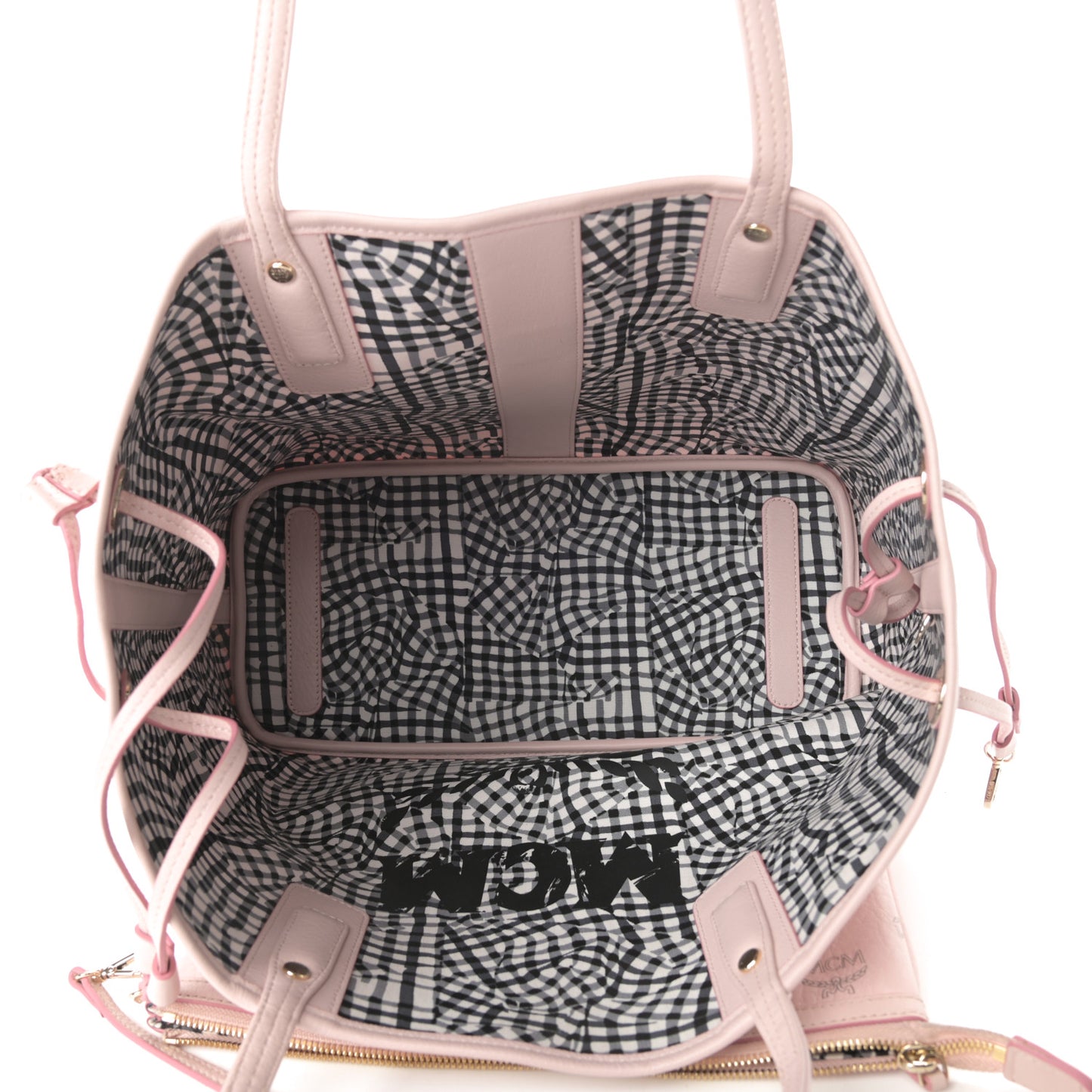 Visetos Medium Liz Reversible Shopper Tote Powder Pink