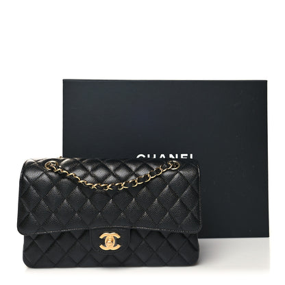 Chanel Caviar Quilted Medium Double Flap Black 11 of 11