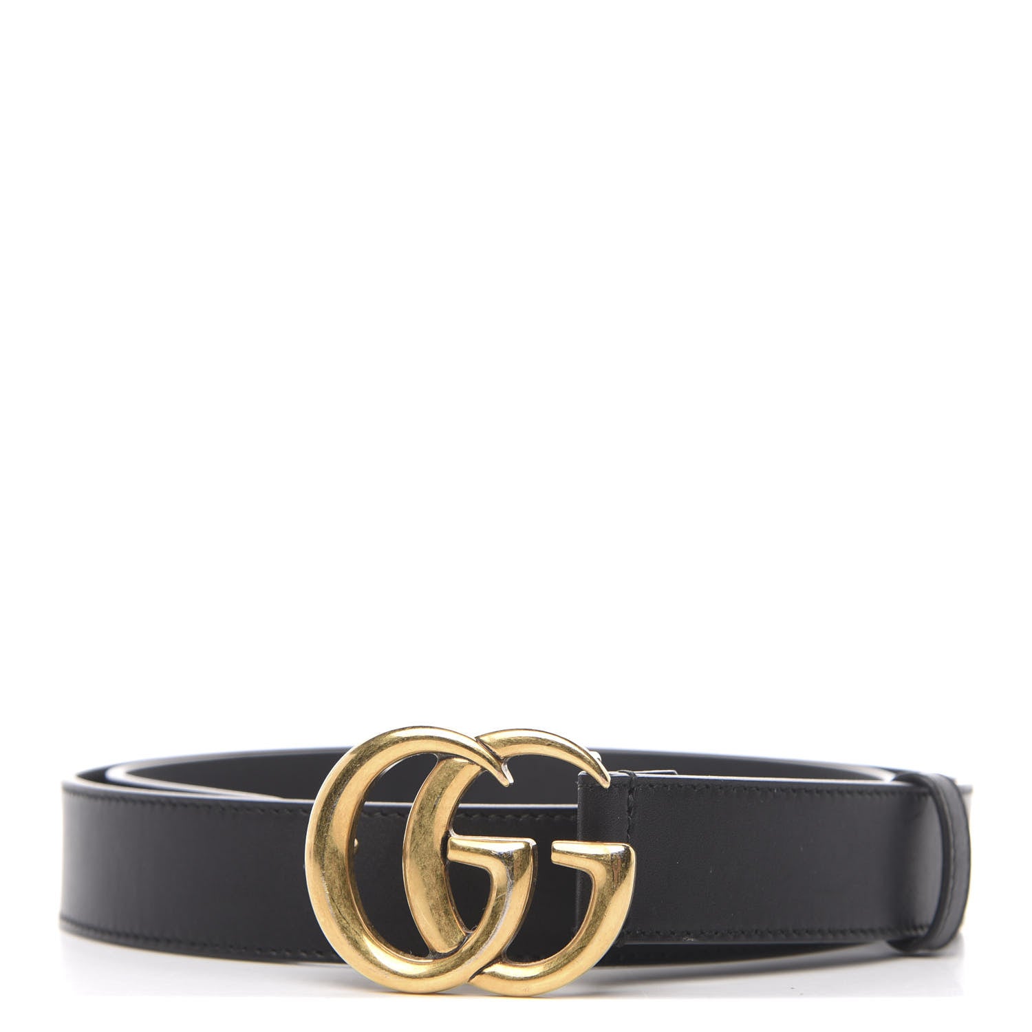Gucci Calfskin Double G 30mm Belt 95 38 Black 1 of 6