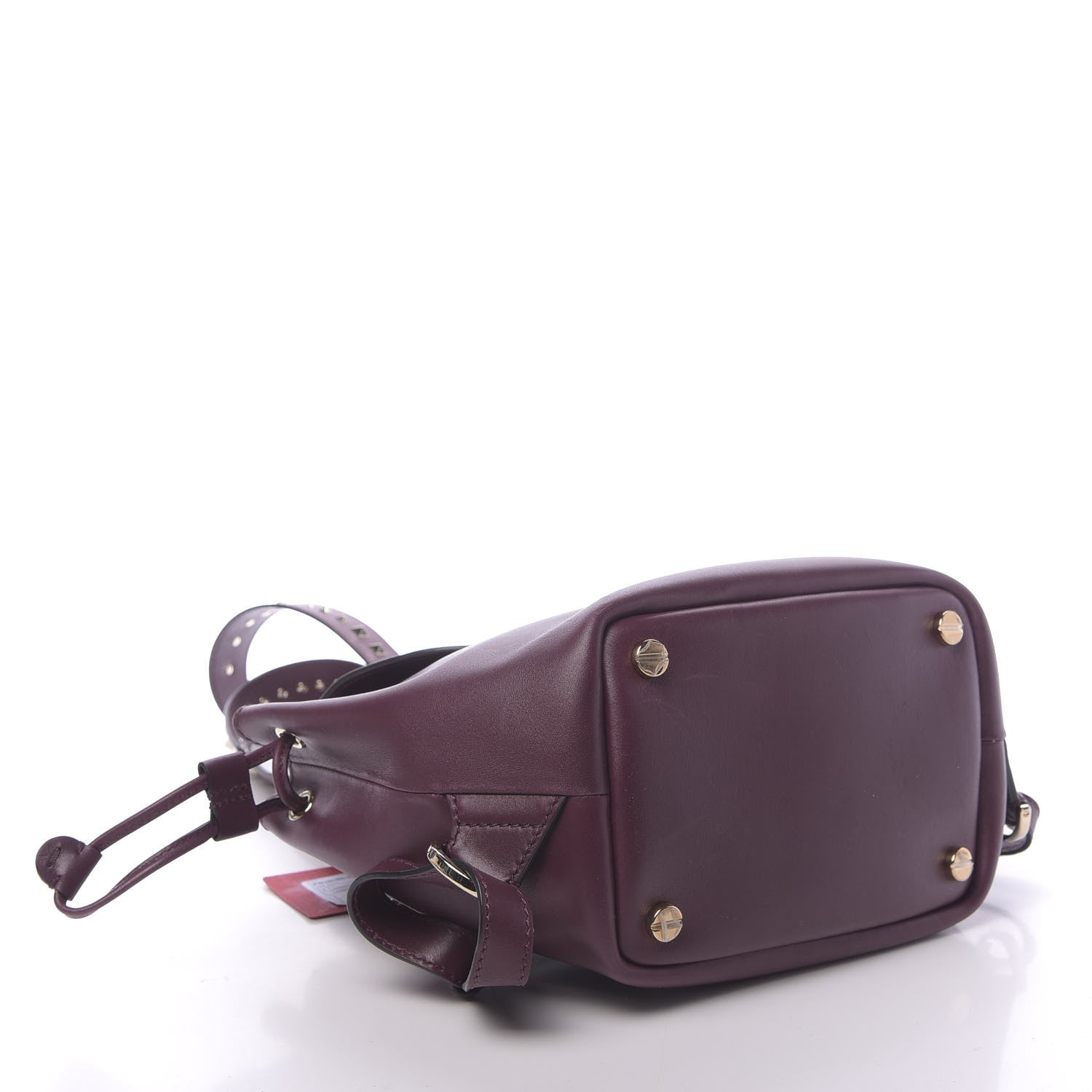 Valentino Garavani Vitello Rockstud Demilune Backpack Vinaccia 3 of 8