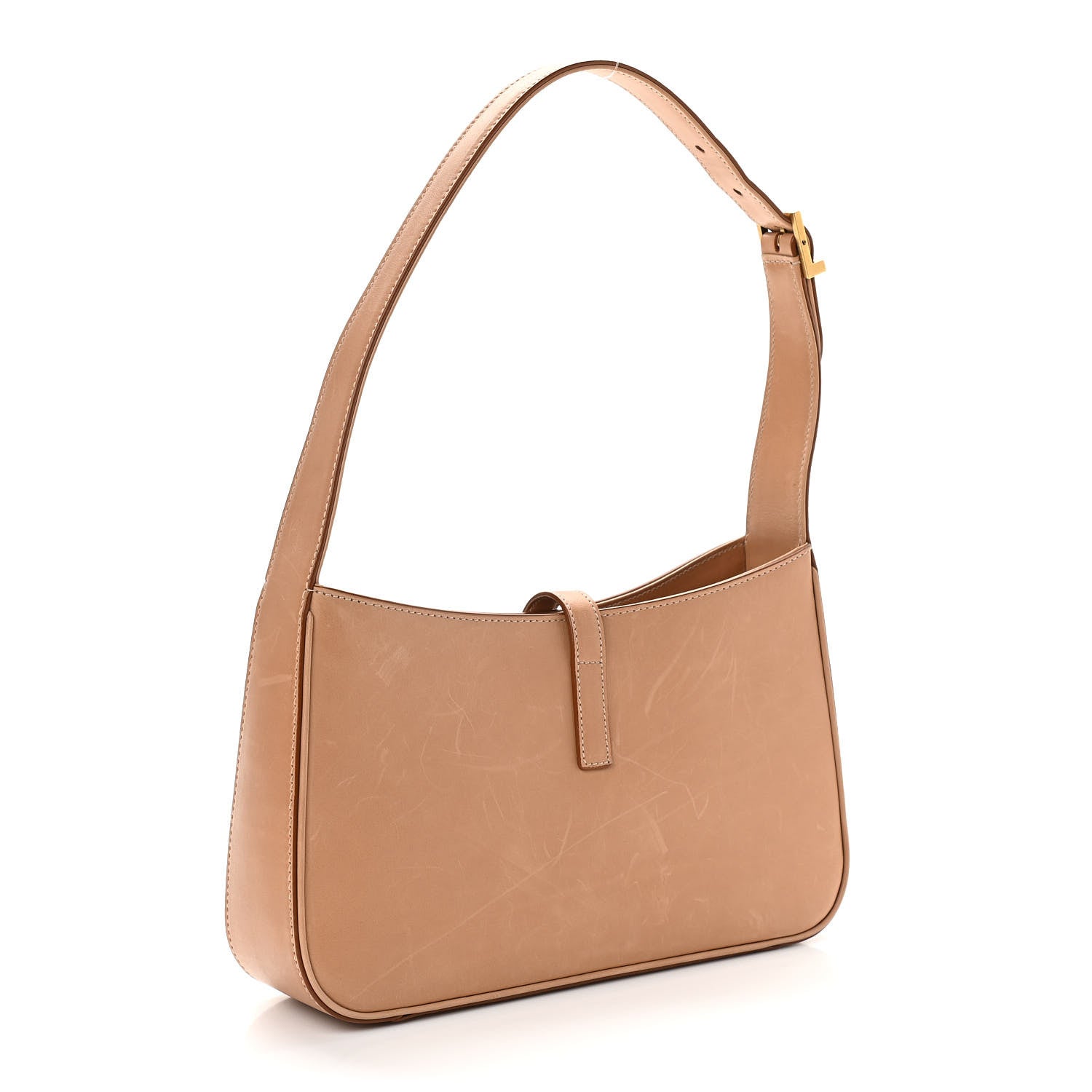 Saint Laurent Smooth Calfskin Le 5 A 7 Hobo Brown 2 of 9