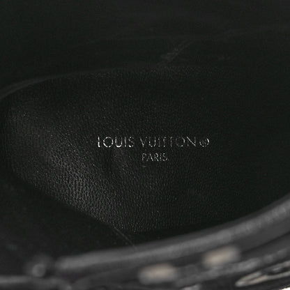 Louis Vuitton Velvet Monogram Silhouette Ankle Boots 40 Black 8 of 8