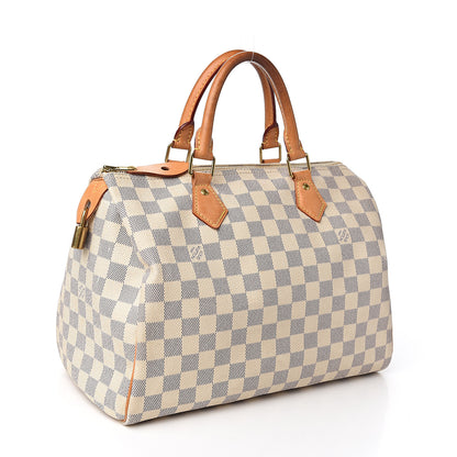 Louis Vuitton Damier Azur Speedy 30 2 of 13
