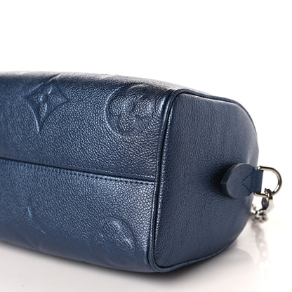 Louis Vuitton Empreinte Monogram Giant Speedy Bandouliere 20 Navy Nacre 8 of 8