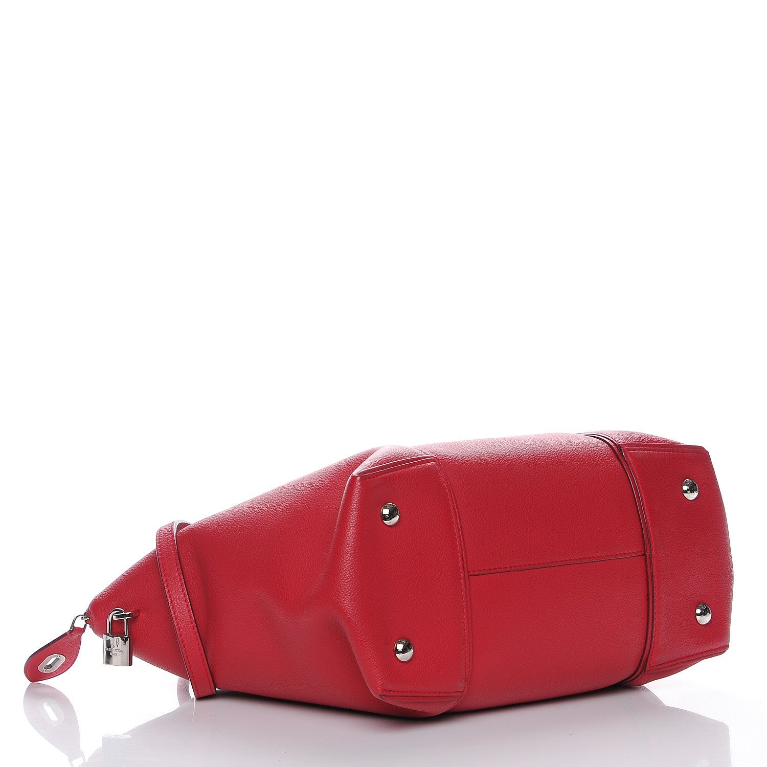 Louis Vuitton Veau Cachemire Soft Lockit MM Framboise 5 of 8