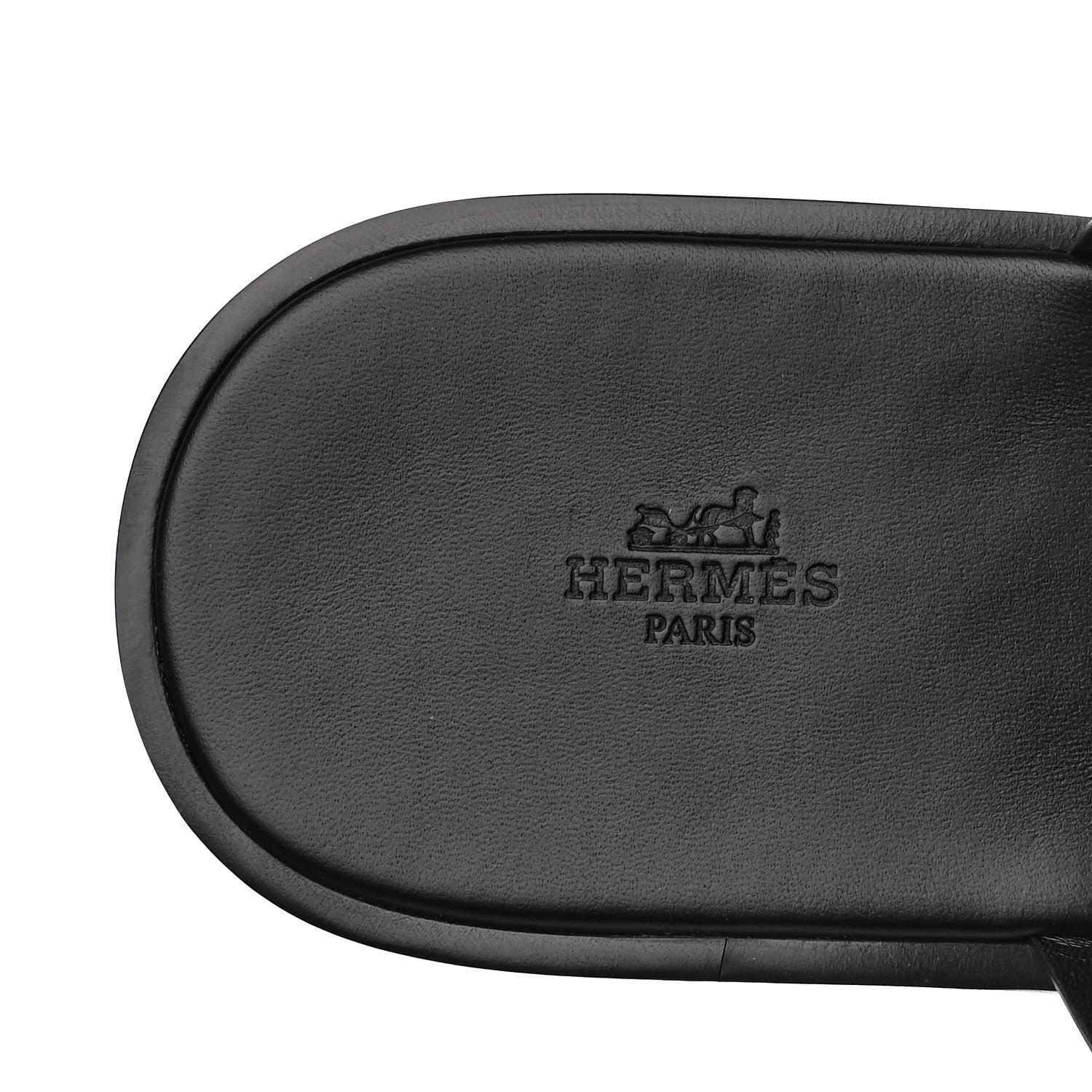 Hermes Calfskin Mens Arles Mules 46 Black 5 of 10