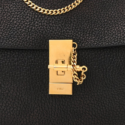 Chloe Grained Lambskin Drew Shoulder Bag Black 14 of 27