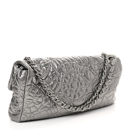 Chanel Vinyl Graphic Edge Flap Silver 2 of 8