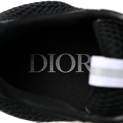 Christian Dior Technical Mesh Calfskin Mens B22 Sneakers 43 White Black Blue 6 of 9