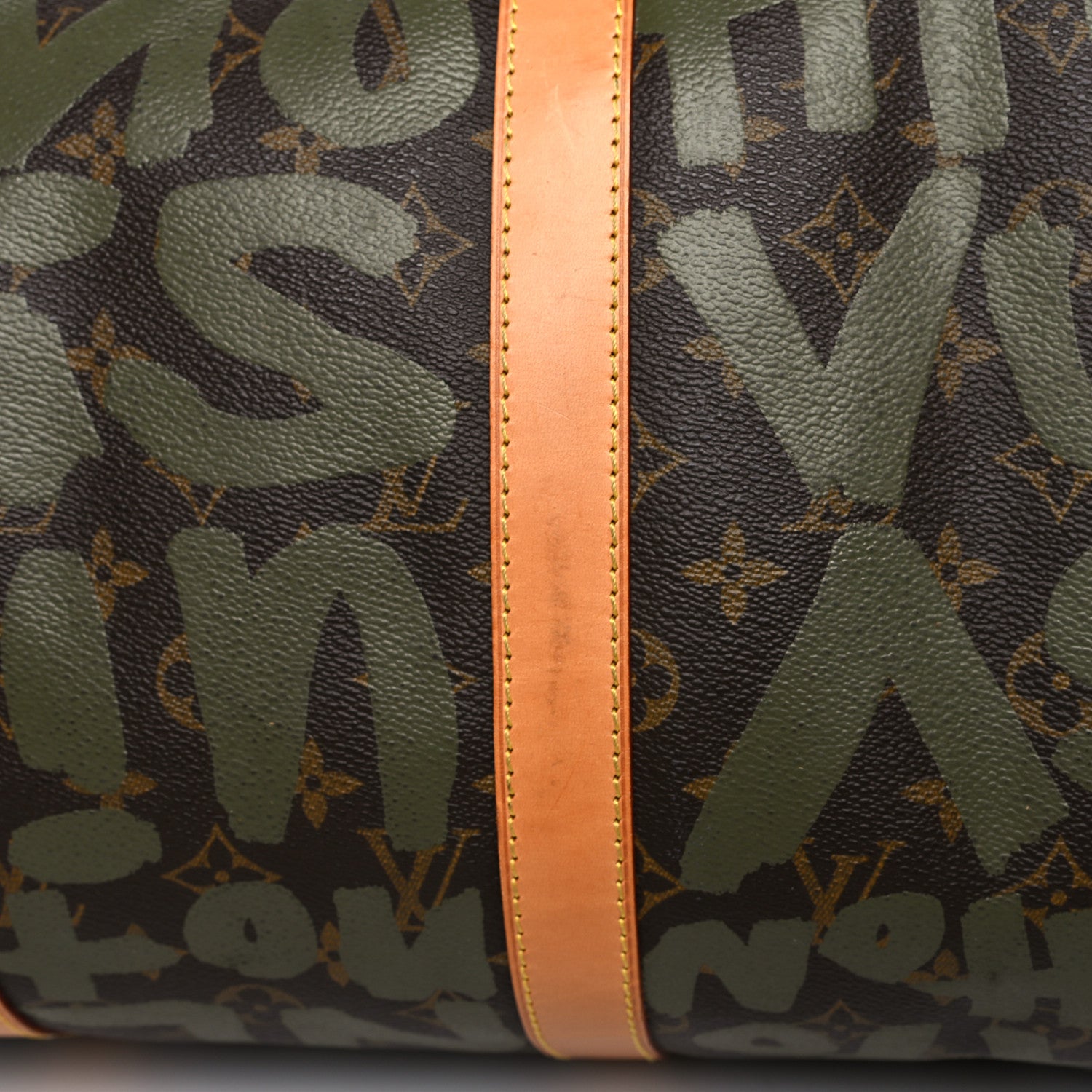 Louis Vuitton Graffiti Keepall 50 Kaki 15 of 18
