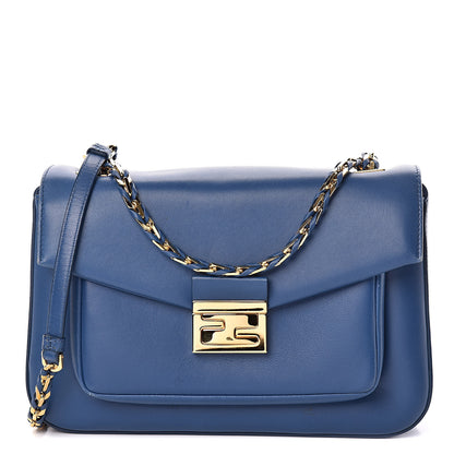 Fendi Nappa Be Baguette Crossbody Bag Iris 1 of 9