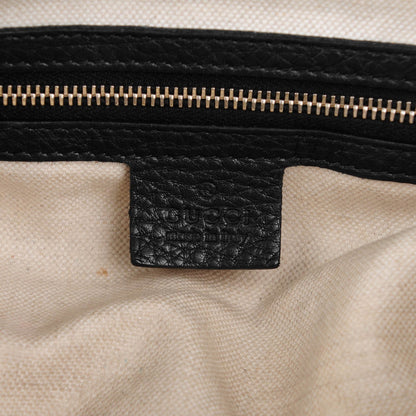Gucci Calfskin Vintage Web Medium Boston Black 7 of 8