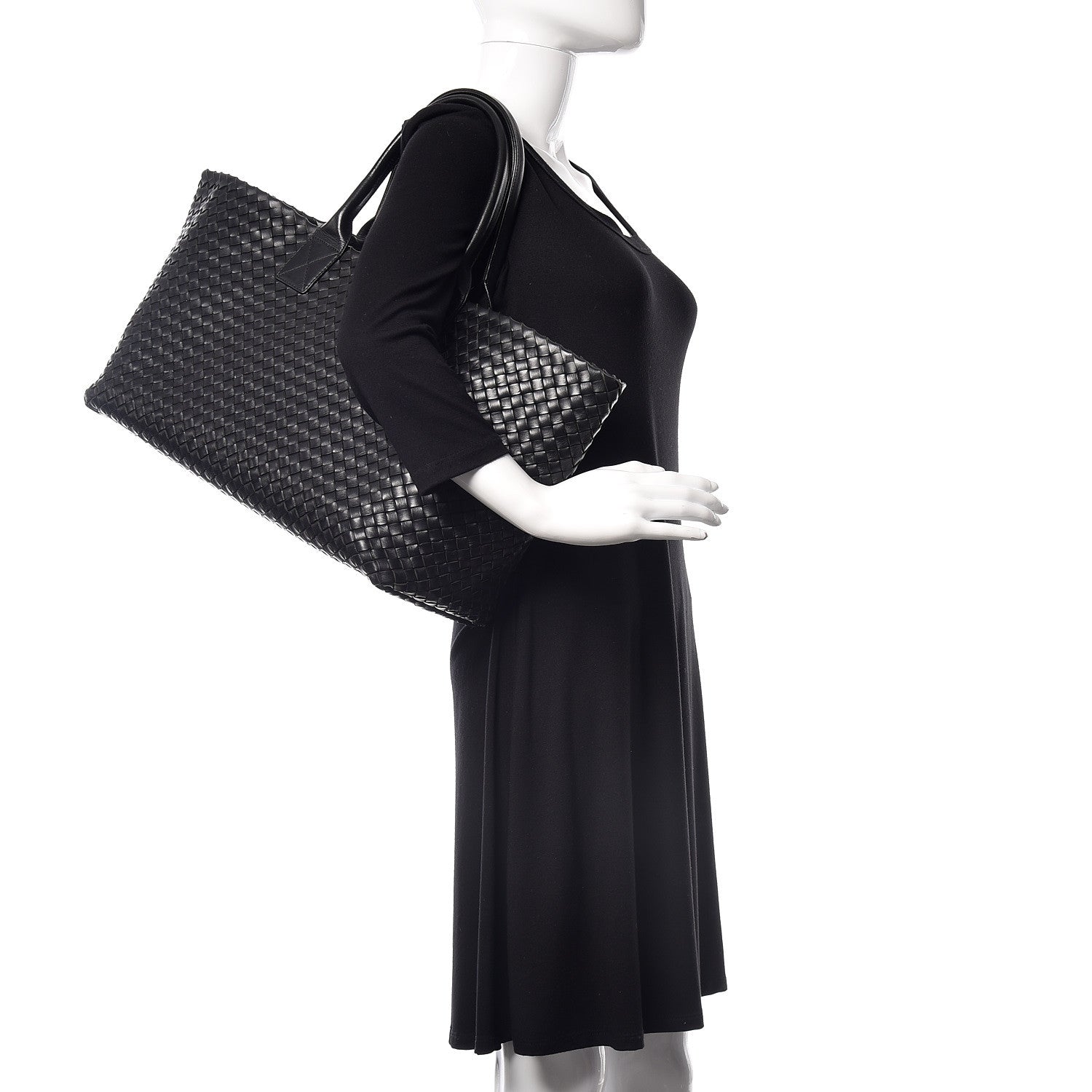 Bottega Veneta Nappa Intrecciato Medium Cabat Black 2 of 10