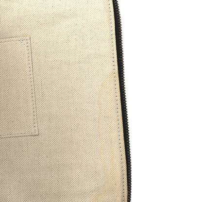 Gucci Canvas Flora Knight Travel Laptop Document Case Black 8 of 8