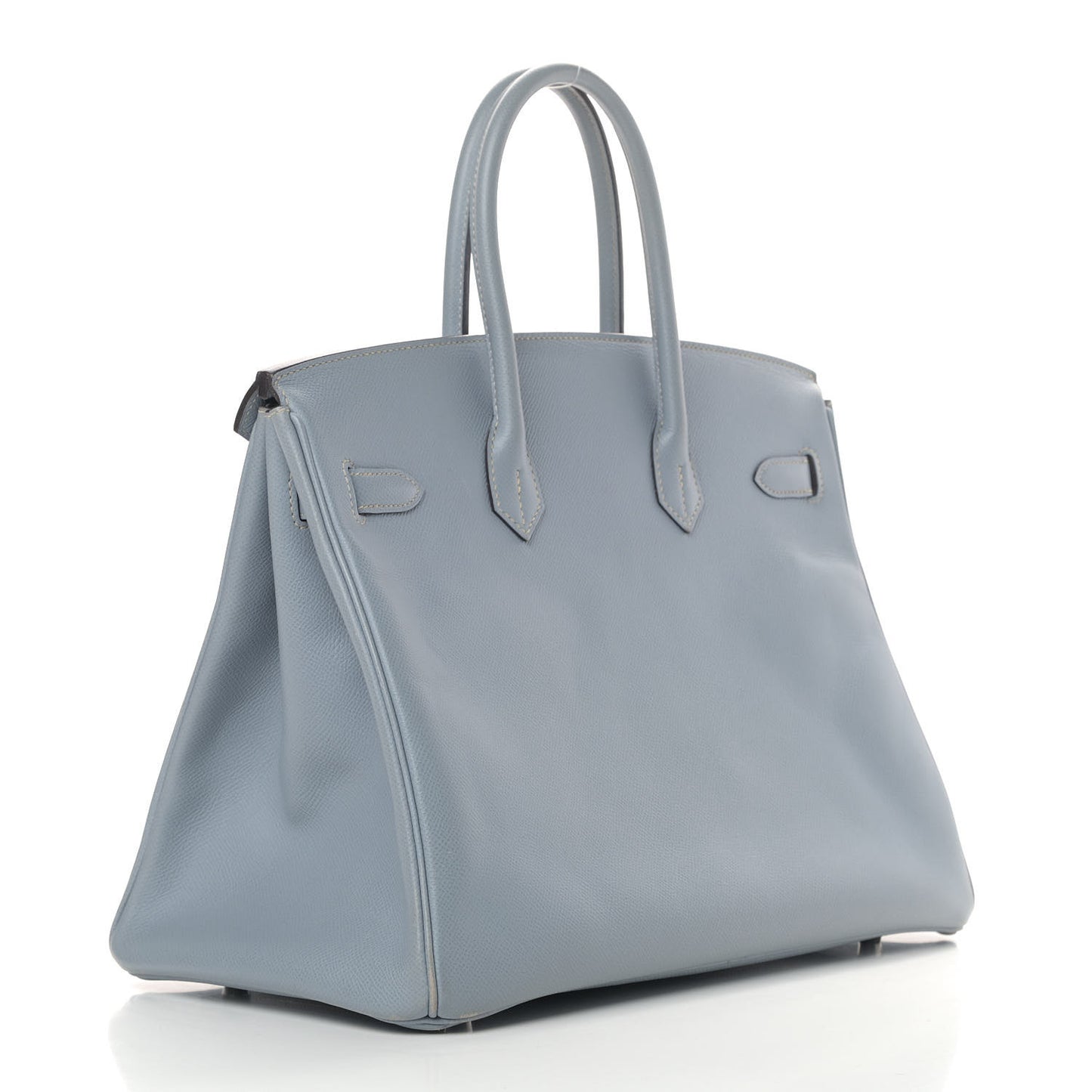 Epsom Birkin 35 Bleu Lin