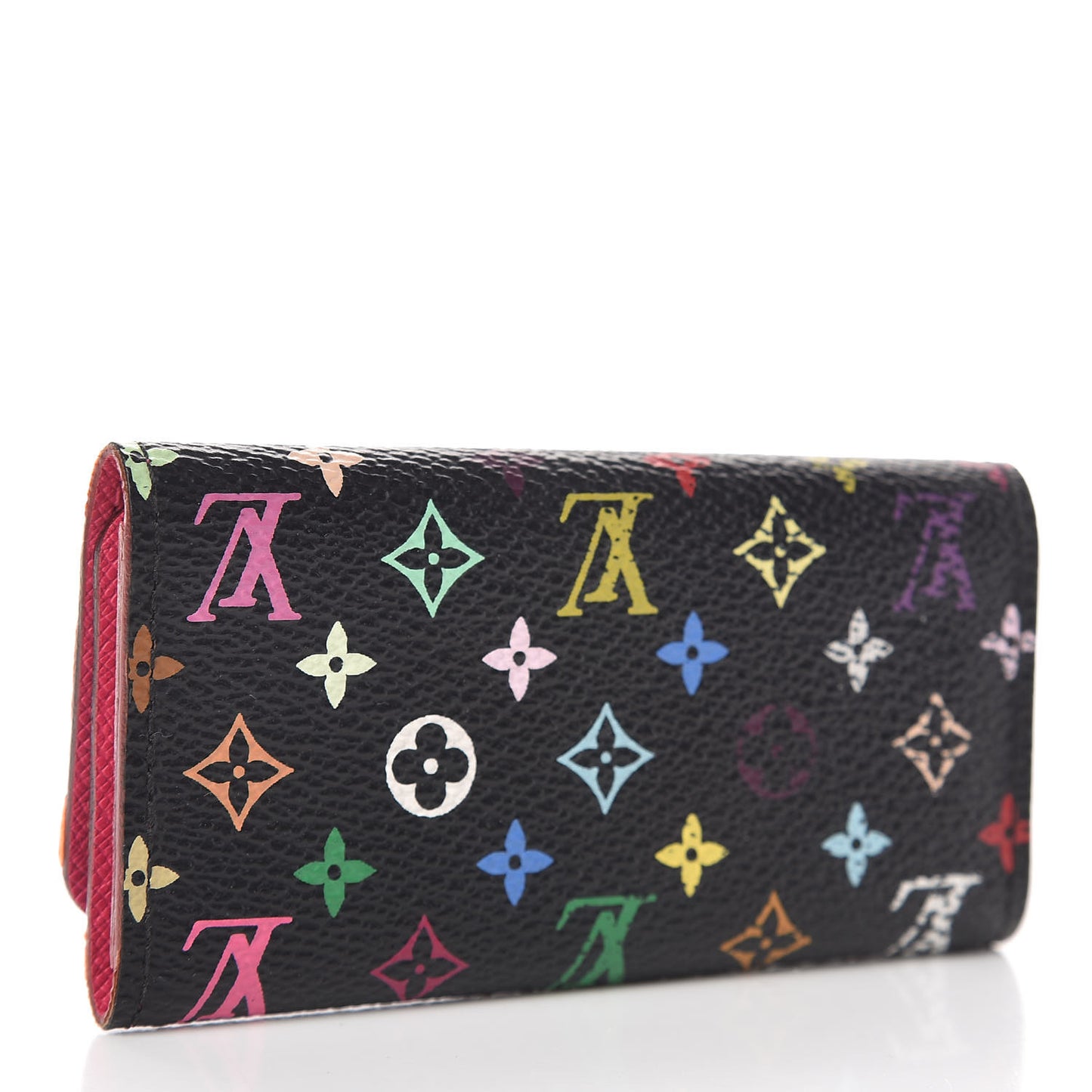 Monogram Multicolor Multicles 4 Key Holder Black Grenade