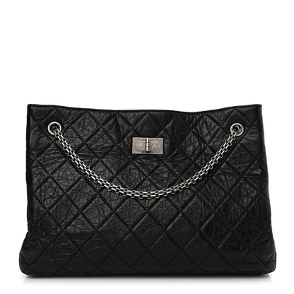 Chanel Aged Calfskin Reissue 2.55 Tote Black 1 of 15