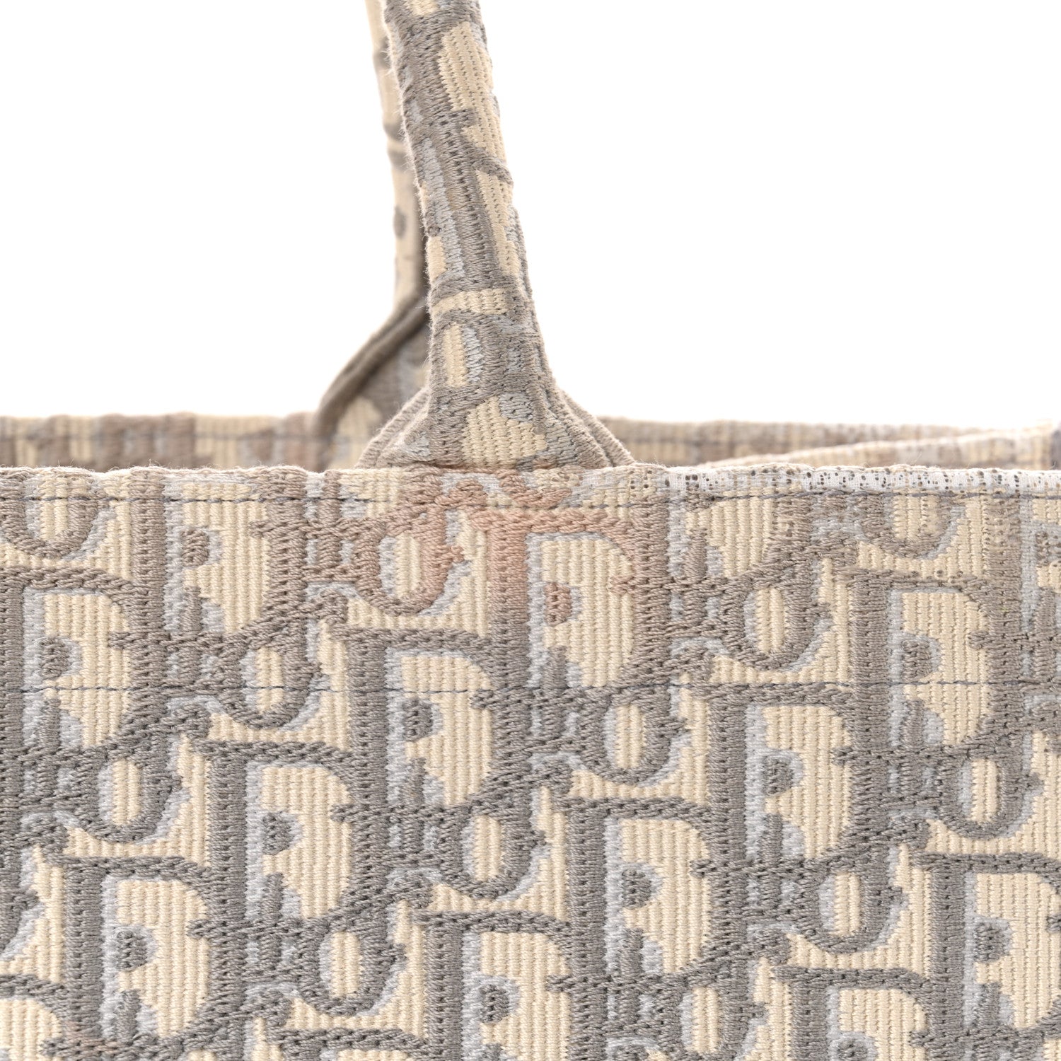 Christian Dior Oblique Medium Book Tote Grey 11 of 14