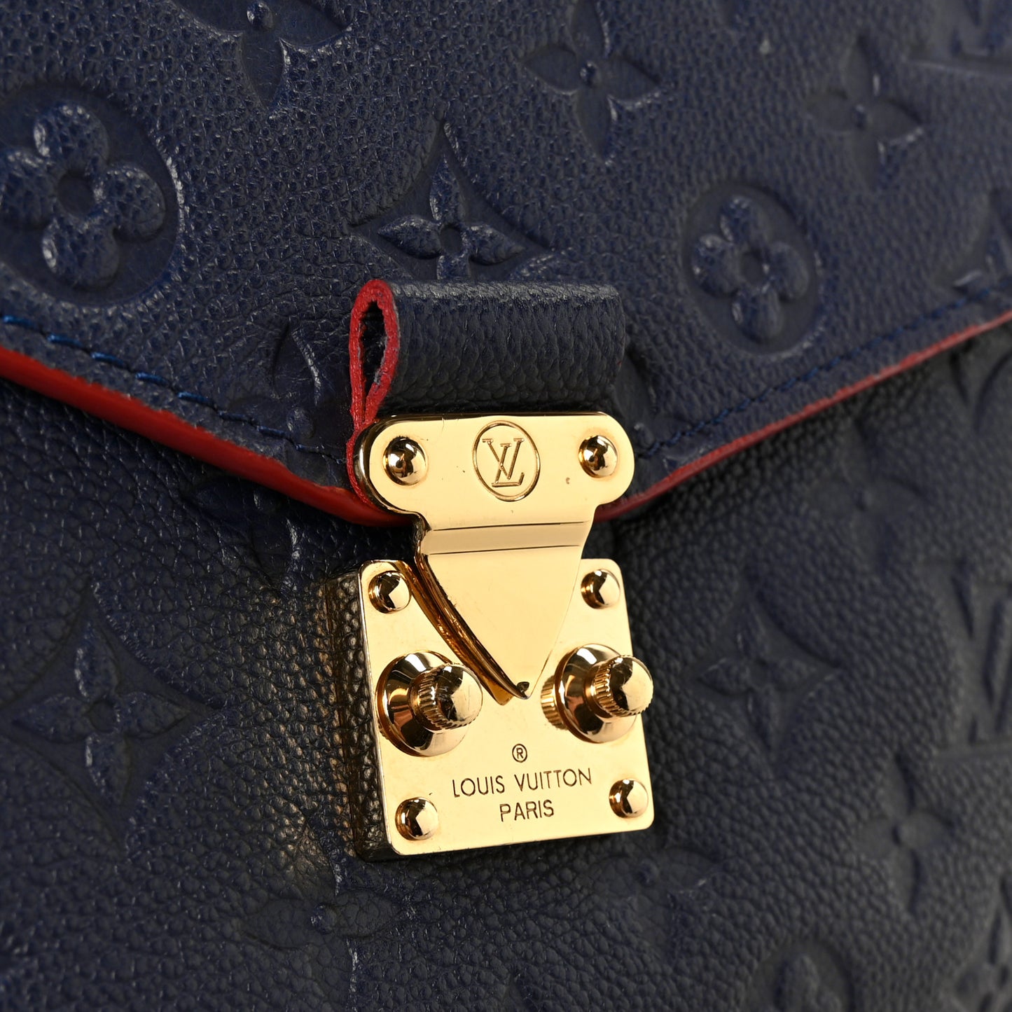 Empreinte Pochette Metis Marine Rouge