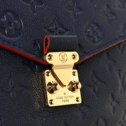 Louis Vuitton Empreinte Pochette Metis Marine Rouge 7 of 11