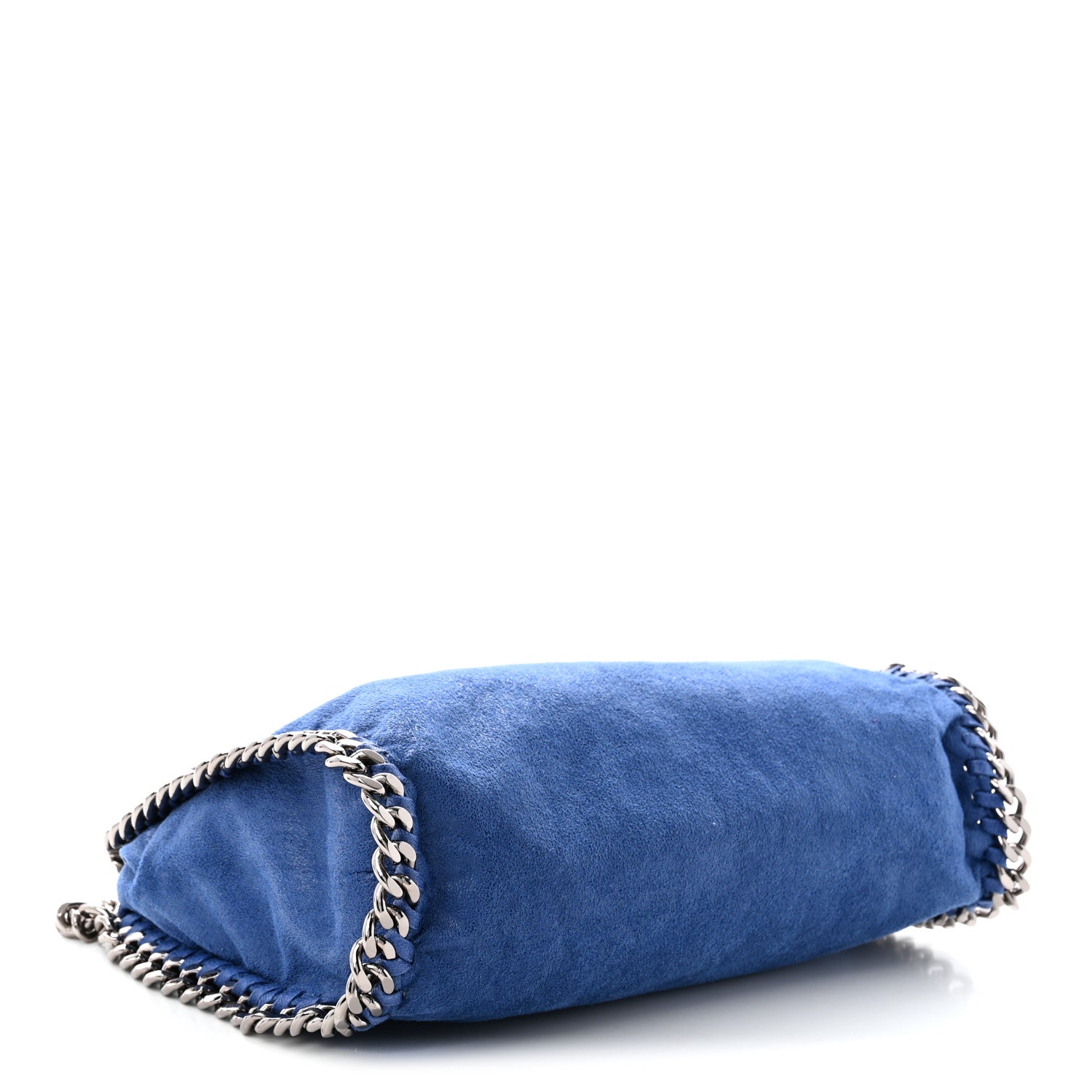 Stella McCartney Shaggy Deer Mini Falabella Fold Over Tote Blue 4 of 10