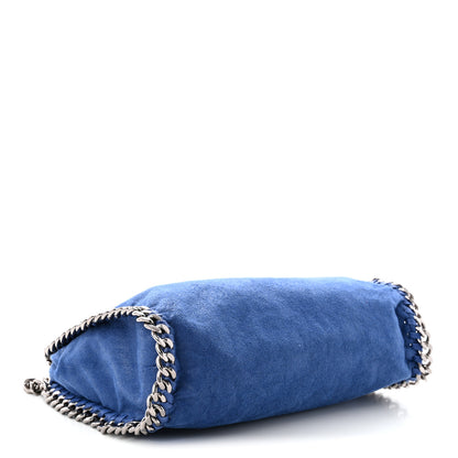 Stella McCartney Shaggy Deer Mini Falabella Fold Over Tote Blue 4 of 10