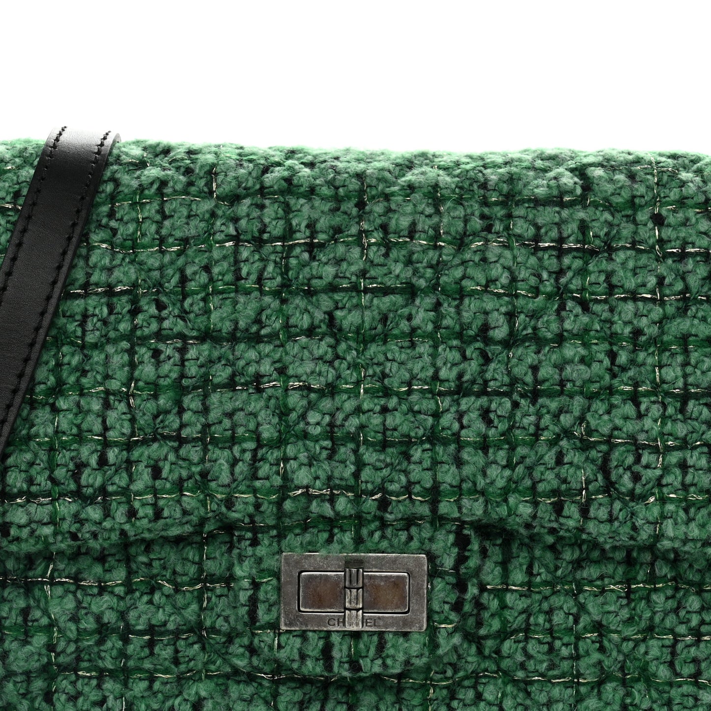 Tweed Easy 2.55 Reissue Flap Green
